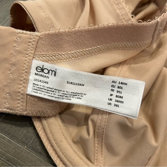 NWT! ELOMI Morgan Underwire Bra - Picture 10 of 12